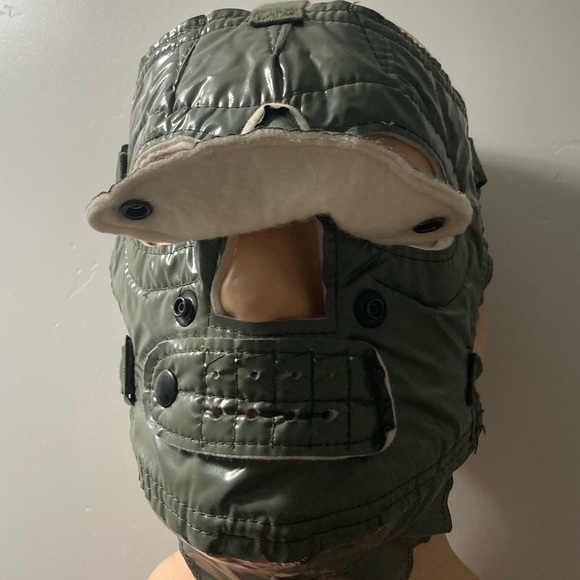 "The Riddler" Mask, Extreme Cold Weather Winter Face Mask Olive Green - Picture 7 of 7